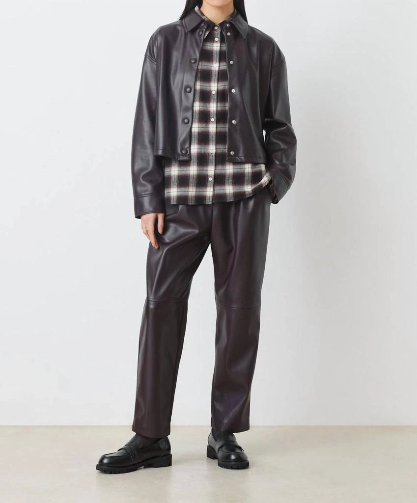 Suncoo Suncoo - Faux Leather Trousers