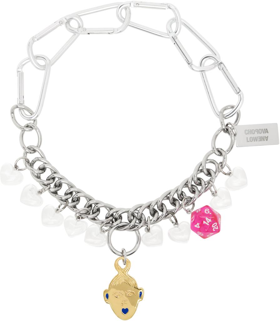 CHOPOVA LOWENA Silver Kiss BFF Necklace