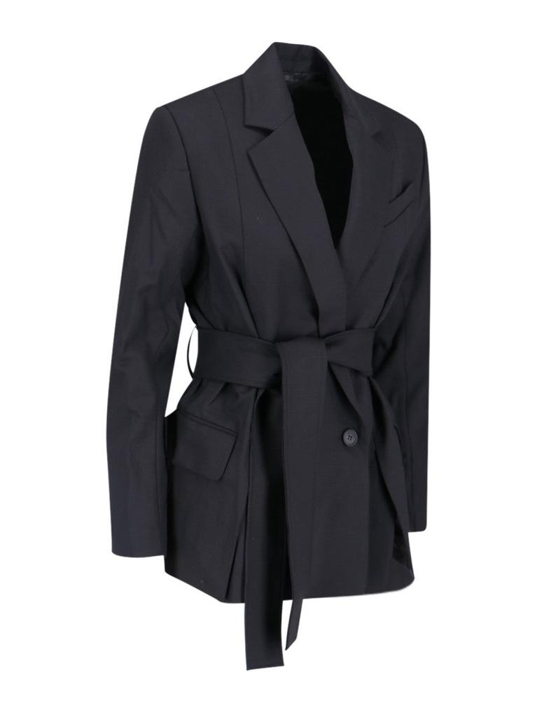 Eudon Choi Black Double-Breasted Blazer