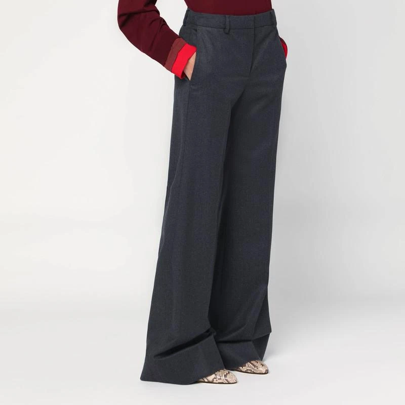 Stella McCartney Wide grey wool trousers 3