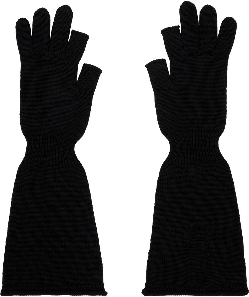 Rick Owens Black Concordians Sphinx Gloves