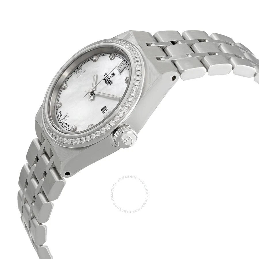 Tudor Royal Automatic Diamond White Mother of Pearl Dial Ladies Watch M28320-0001 2