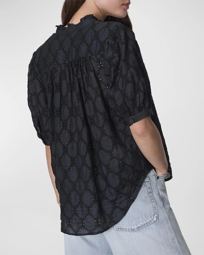 Rag & Bone Jordan Eyelet Embroidered Top 4