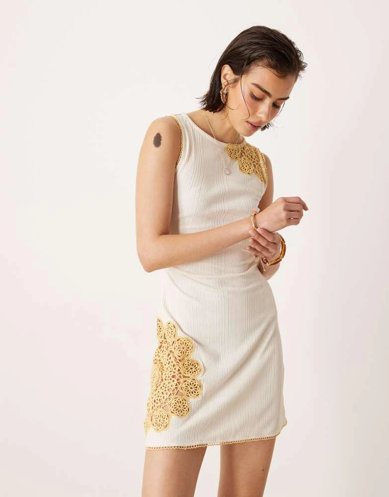 babydoll dress cotton Crispy Cotton Ruffleed Babydoll Dress Iris / L