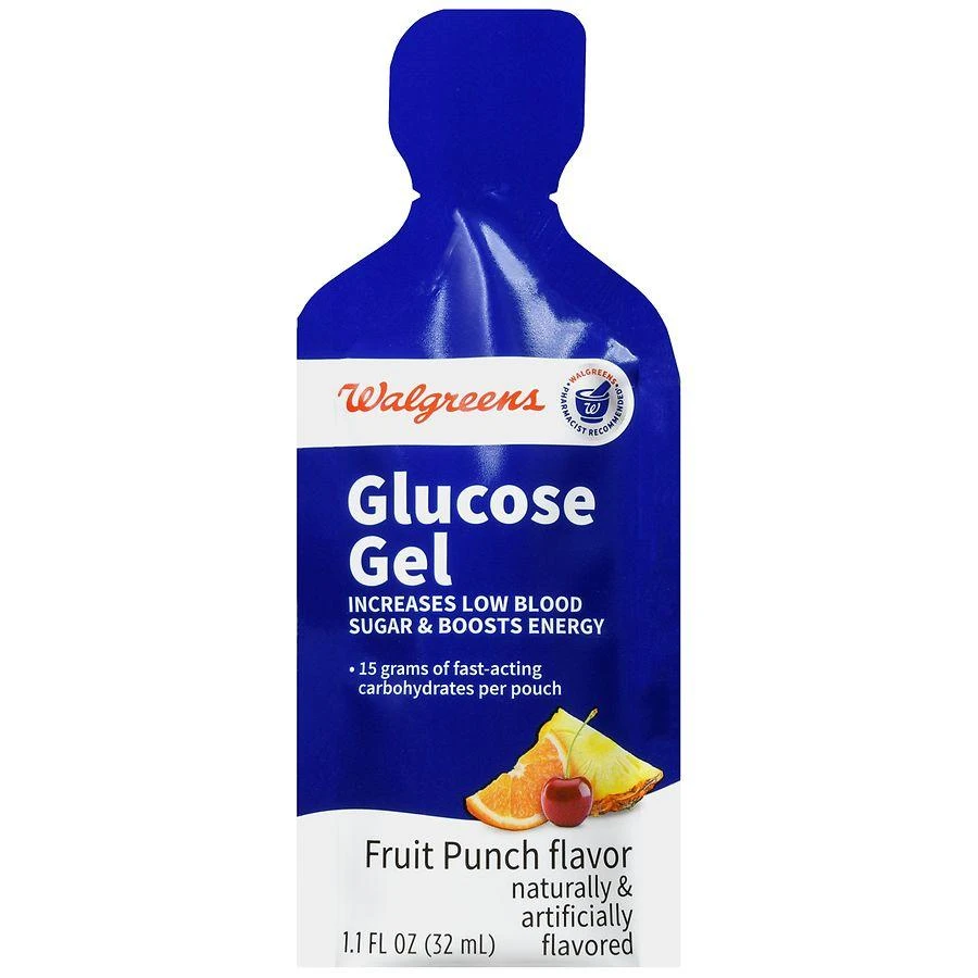 Walgreens Glucose Gel Fruit Punch Flavor 2
