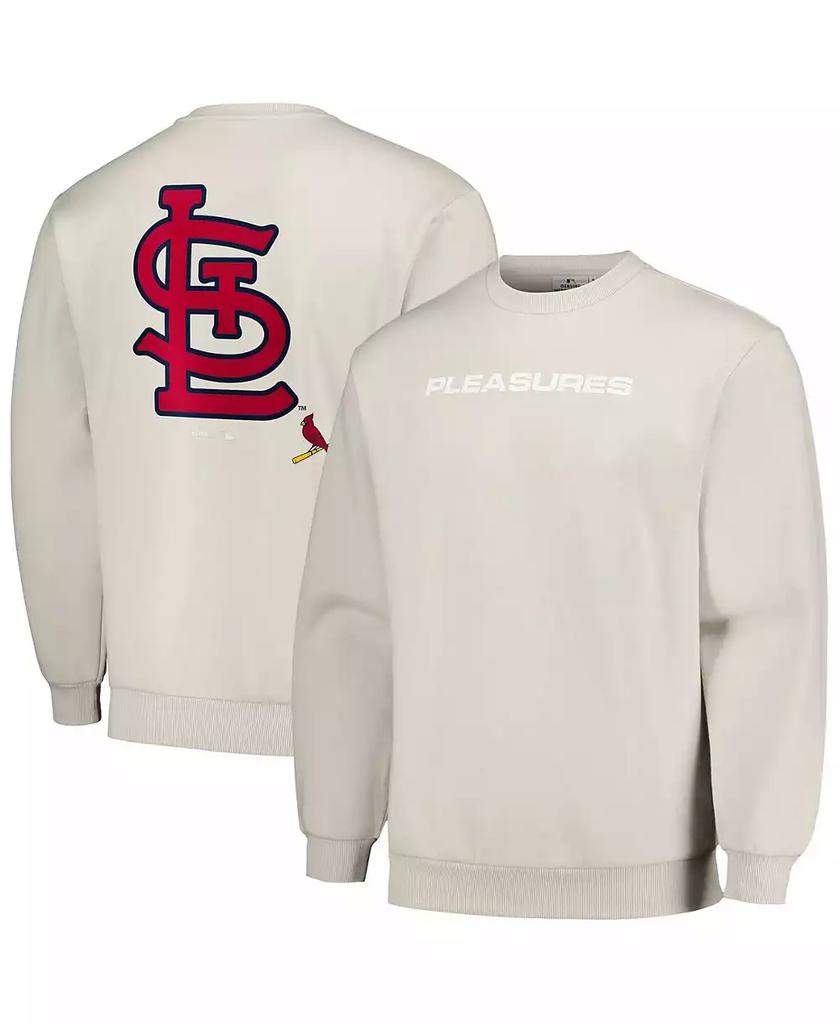 Pleasures Men's Gray St. Louis Cardinals Ballpark Pullover Sweatshirt