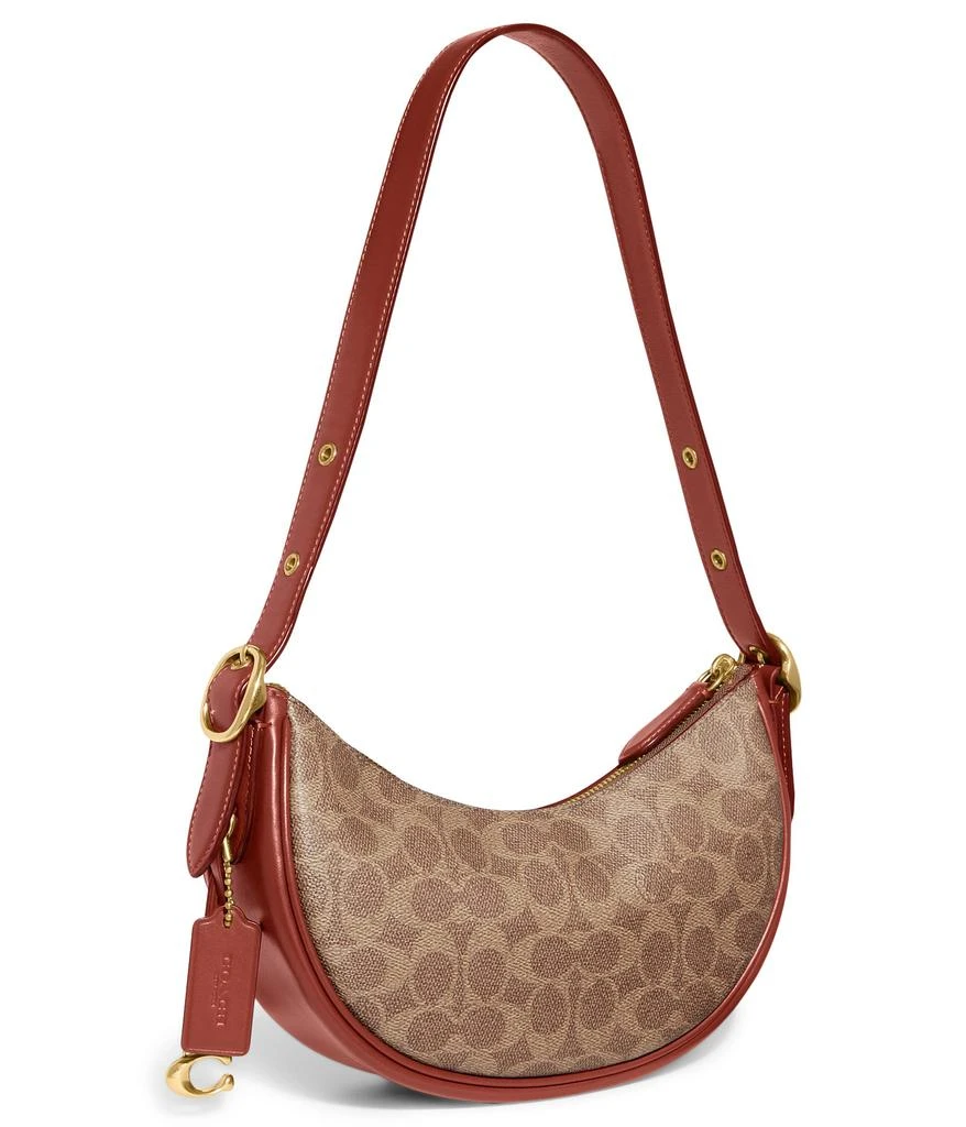Coach Coated Canvas Signature Luna Shoulder Bag 2