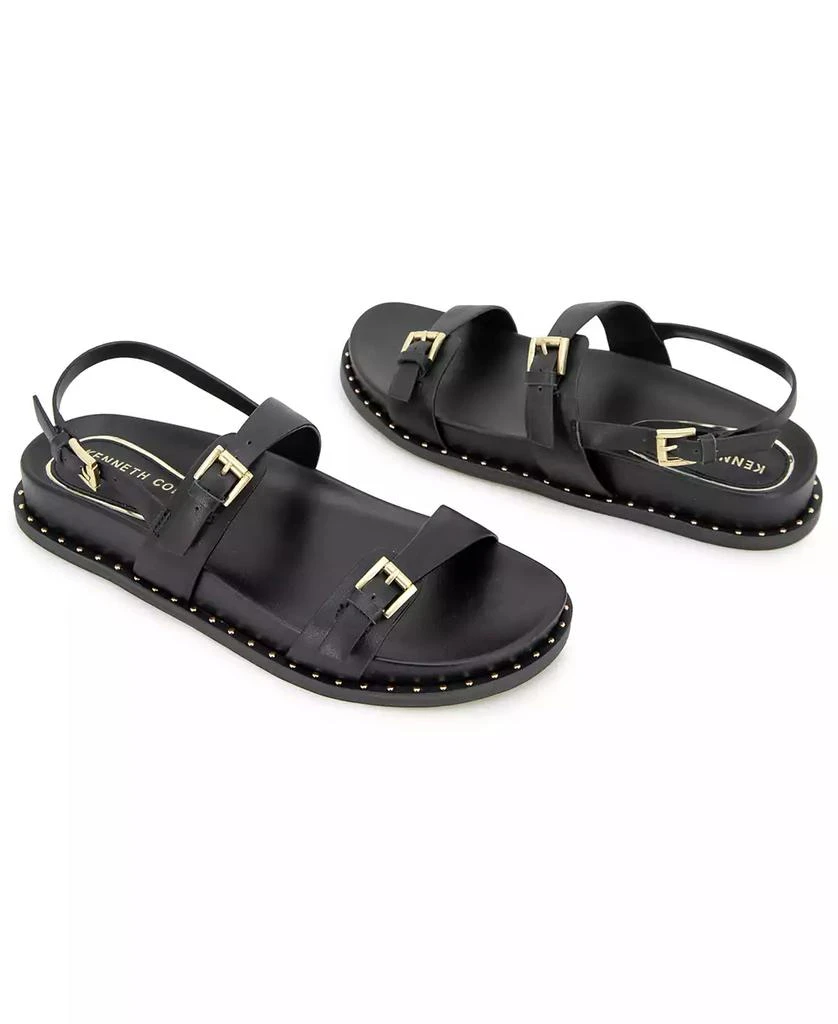 Kenneth Cole Women's Drinity Round Toe Flat Sandals 8