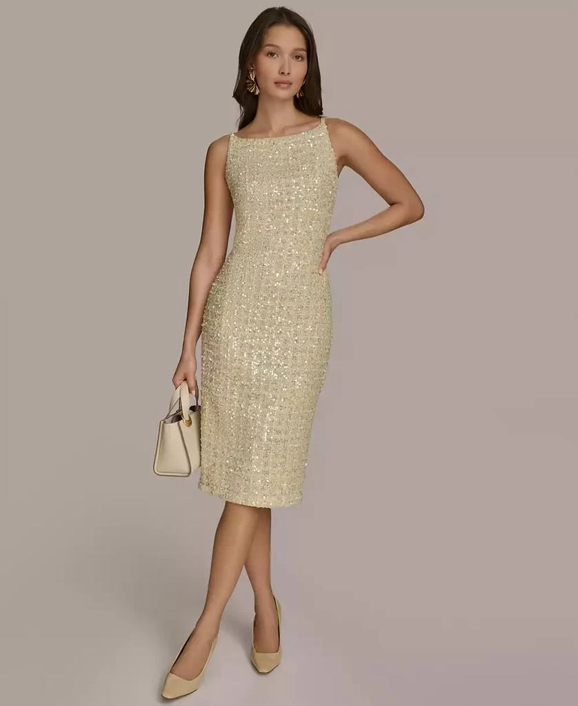 Shop Women's Square-Neck Sequin Sheath Dress on Sale at BeyondStyle  Get  80% Off Women's Square-Neck Sequin Sheath Dress with Limited-Time Flash  Deals, Exclusive Discounts, and Special Offers. Enjoy Unbeatable Savings on