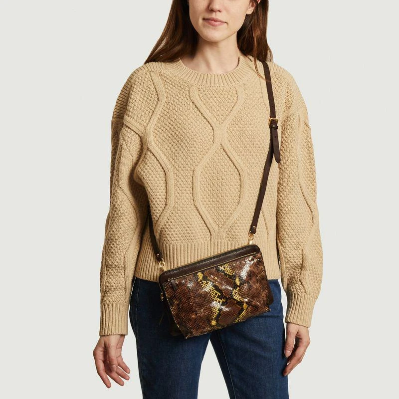 Herbert Frère Soeur Le Deedee Duo Bag choco-sirte jaune HERBERT FRÈRE SOEUR 4