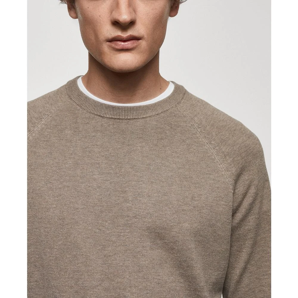 Mango Men's Fine-Knit Cotton Sweater 10