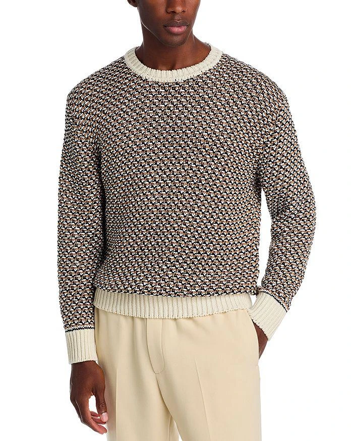 Hugo Boss Textured Crewneck Sweater