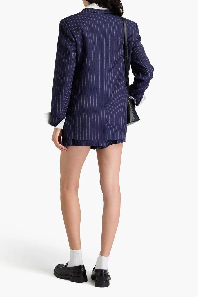 Sandro Pinstriped twill blazer 3