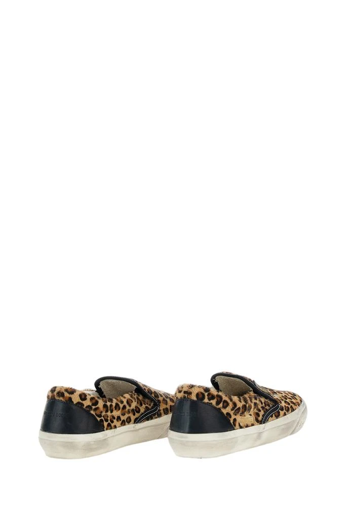 Golden Goose Slip-On Sneakers with Leopard Print and Branded Details 3
