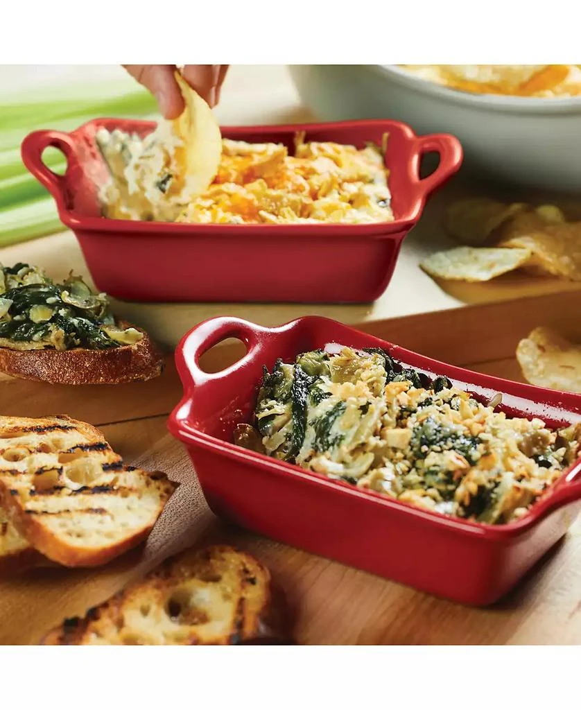 Rachael Ray Ceramics Rectangular Au Gratin Set, 2-Piece 2