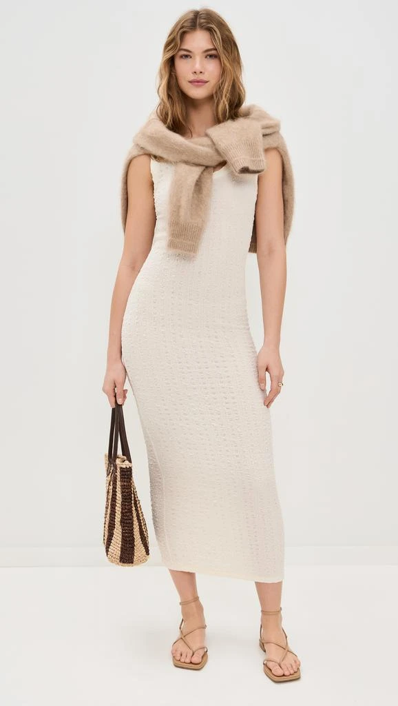 Enza Costa Puckered Tank Dress 1