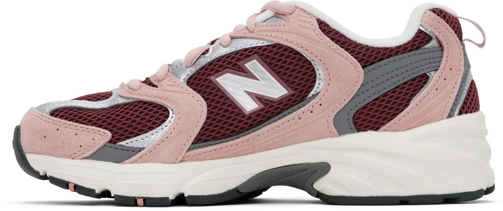 New Balance Burgundy & Pink 530 Sneakers 3