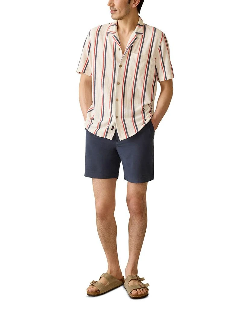 Faherty Short Sleeve Relaxed Fit Cabana Towel Terry Shirt 3