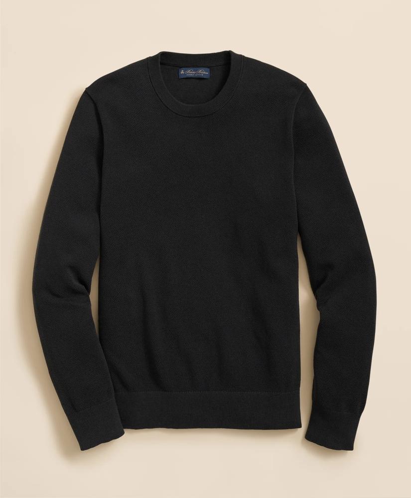 Brooks Brothers Supima® Cotton Pique Crewneck Sweater