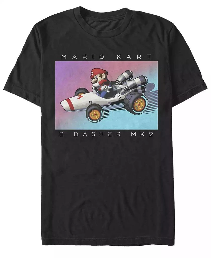 Nintendo Nintendo Men's Mario Kart B Dasher Mk2 Racer Short Sleeve T-Shirt 1