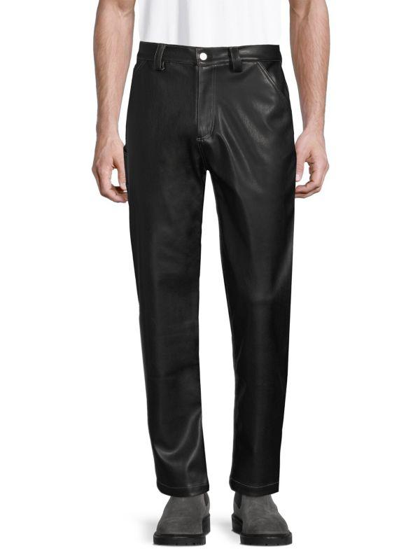 Stampd Faux Leather Pants