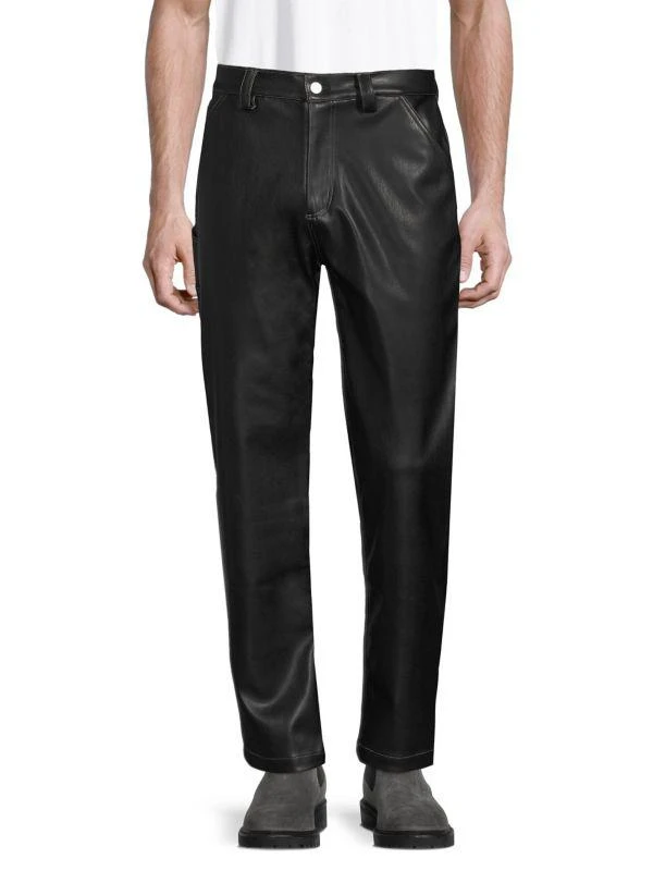 Stampd Faux Leather Pants 1