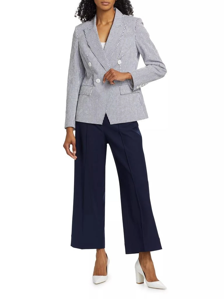 Tahari Brigid Pintuck Culotte Pants 2