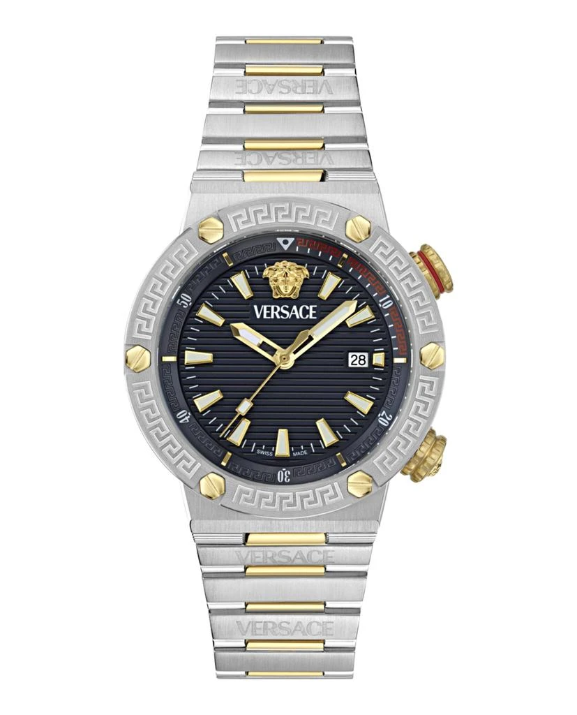 Versace Greca Logo Diver Bracelet Watch from Maison Beyond