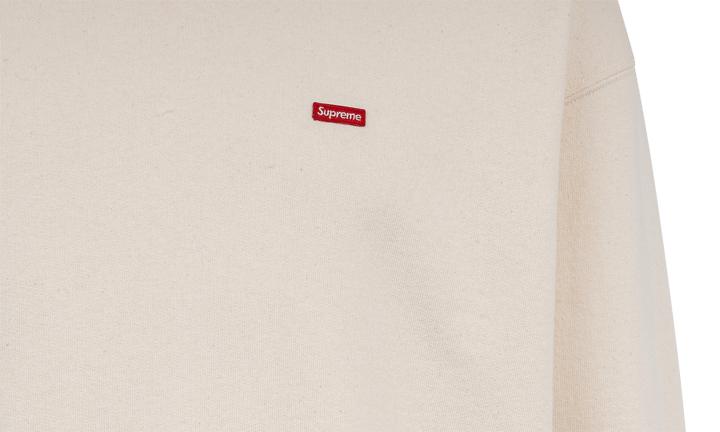 Supreme Supreme Small Box Crewneck NATURAL M - Hoodies
