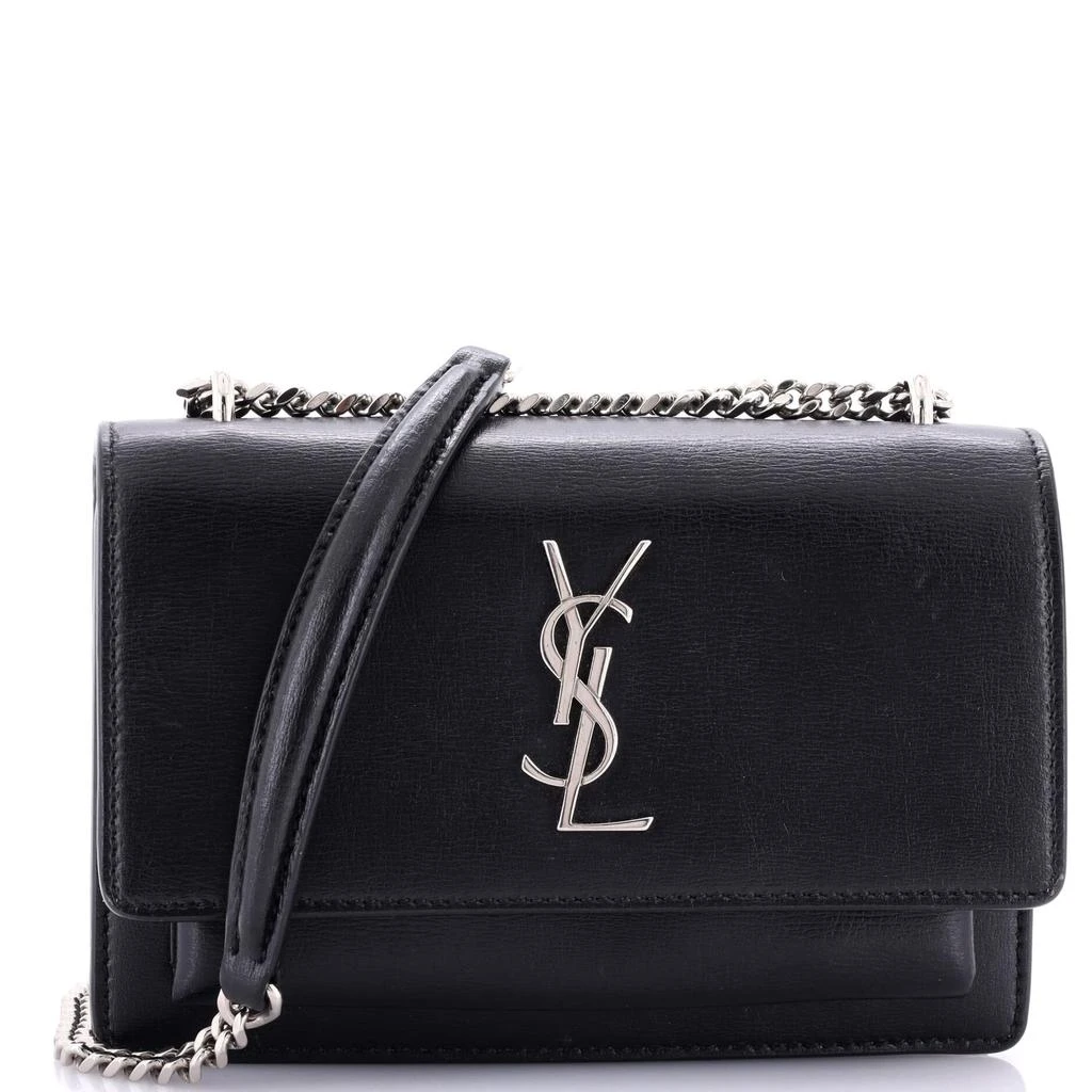 Yves Saint Laurent Sunset Chain Wallet Leather 2