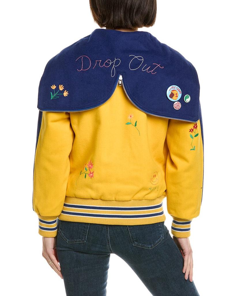 MOTHER MOTHER The Team Spirit Wool-Blend Coat