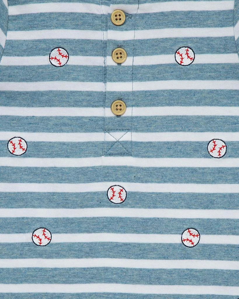 Little Me Boys' Baseball Romper & Hat Set - Baby 3
