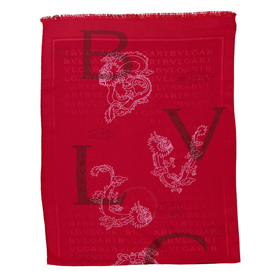 BVLGARI Year Of The Drago Logomania Stole