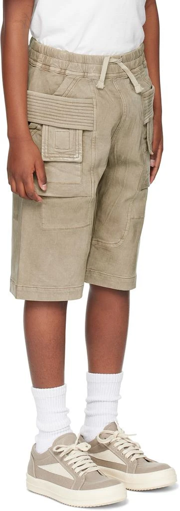 Rick Owens Kids Off-White Creatch Cargo Pods Denim Shorts 2