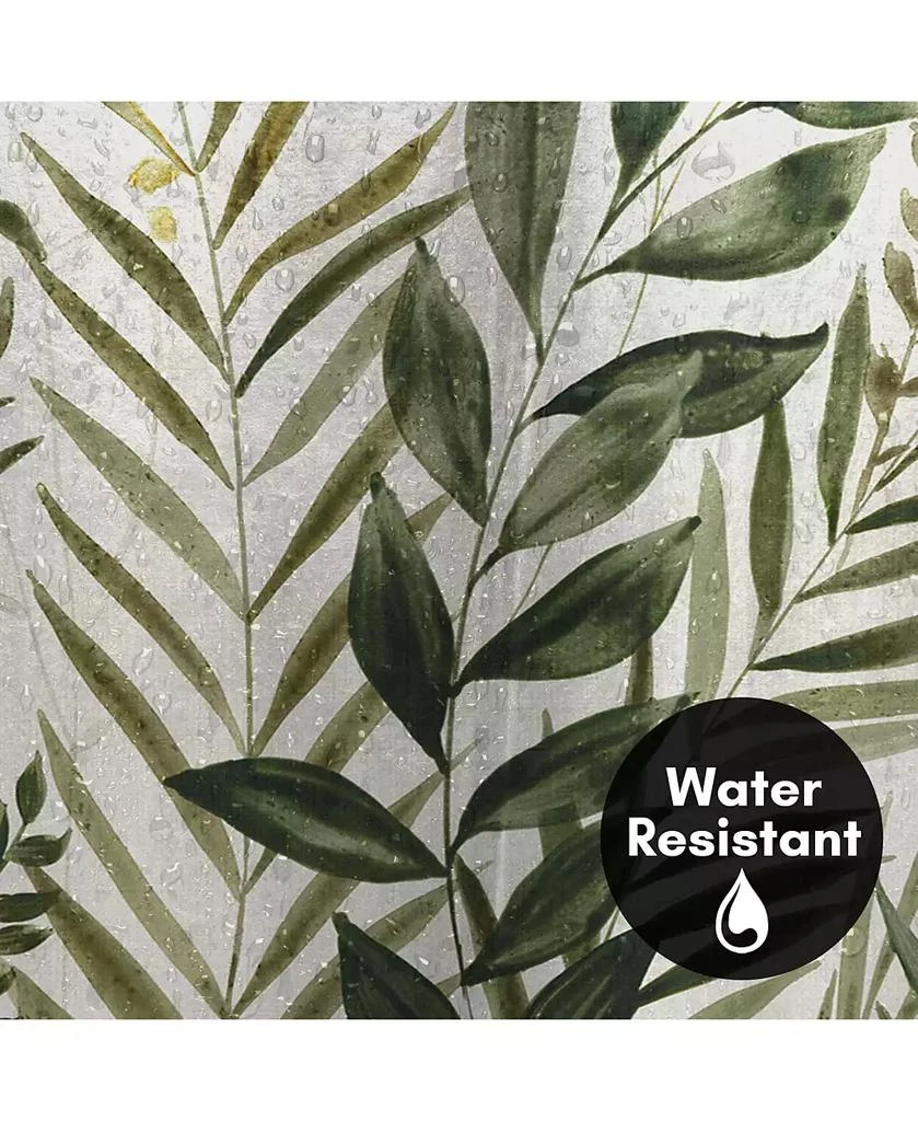 Americanflat 71x74 Floral Eucaliptus Shower Curtain - 100% Polyester - Water-Resistant Bath Curtain 3