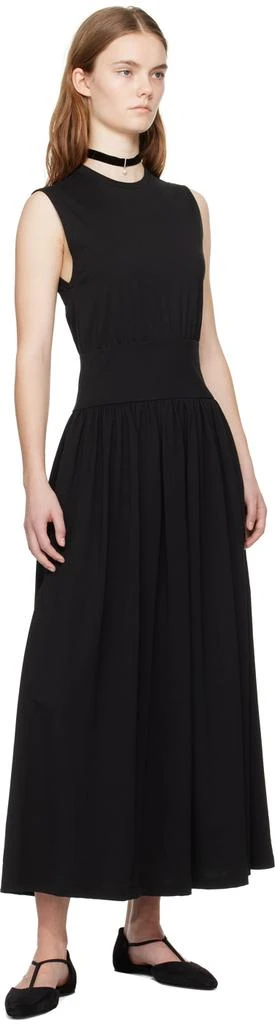 Totême Black 'The Suede T-Strap' Ballerina Flats 5