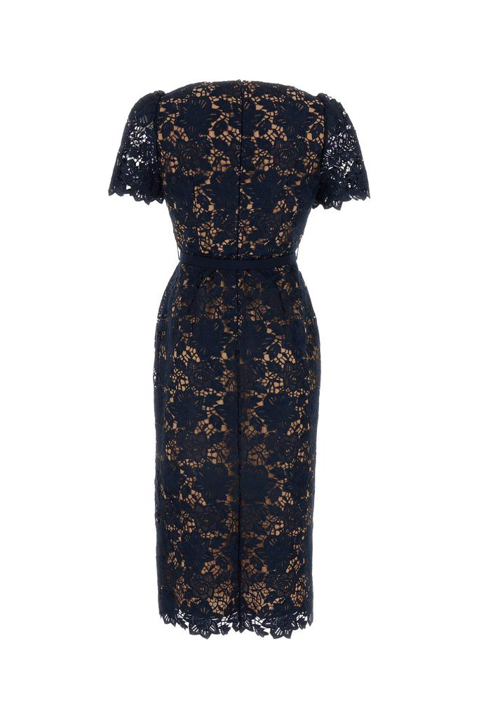 Self Portrait Navy blue lace dress
