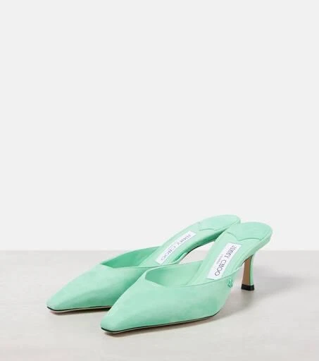 Jimmy Choo Vivi 65 suede mules 4
