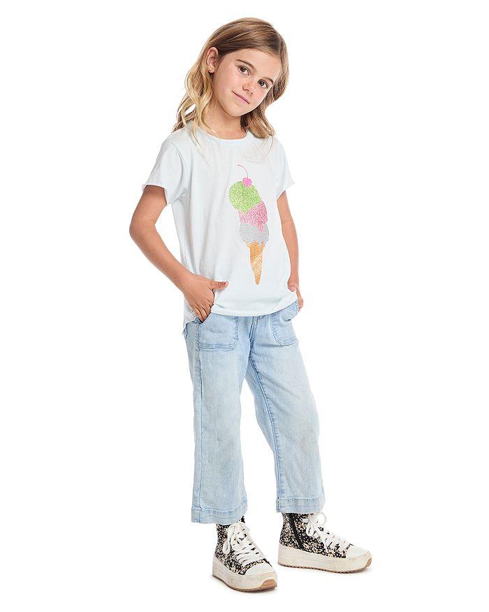 Chaser Girls' Glitter Ice Cream Tee - Big Kid