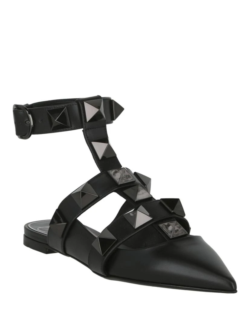 Valentino Roman Stud Ballerina Shoes 2
