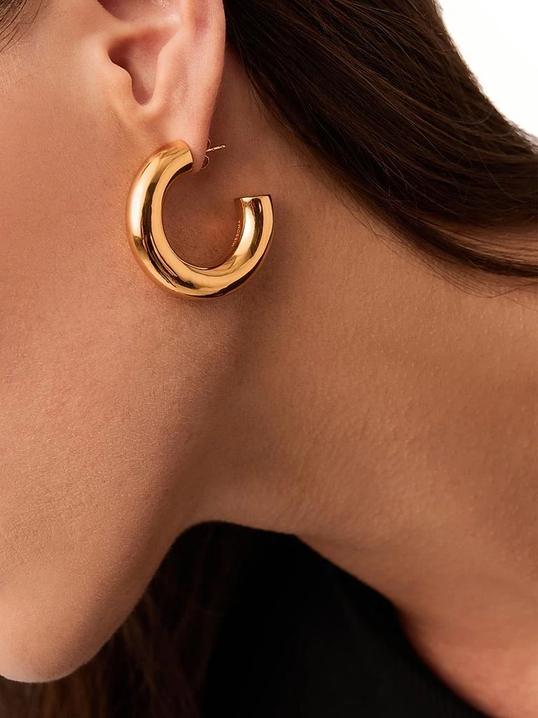 Missoma Chubby 18K-Yellow-Gold Vermeil Small Hoop Earrings 3