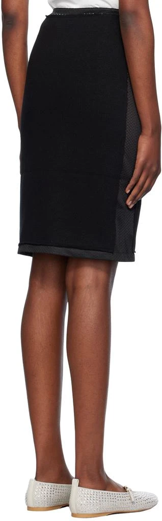 Ashley Williams Black '00' Midi Skirt 3