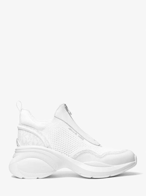 Michael Kors Zuma Mixed-Media Trainer 3