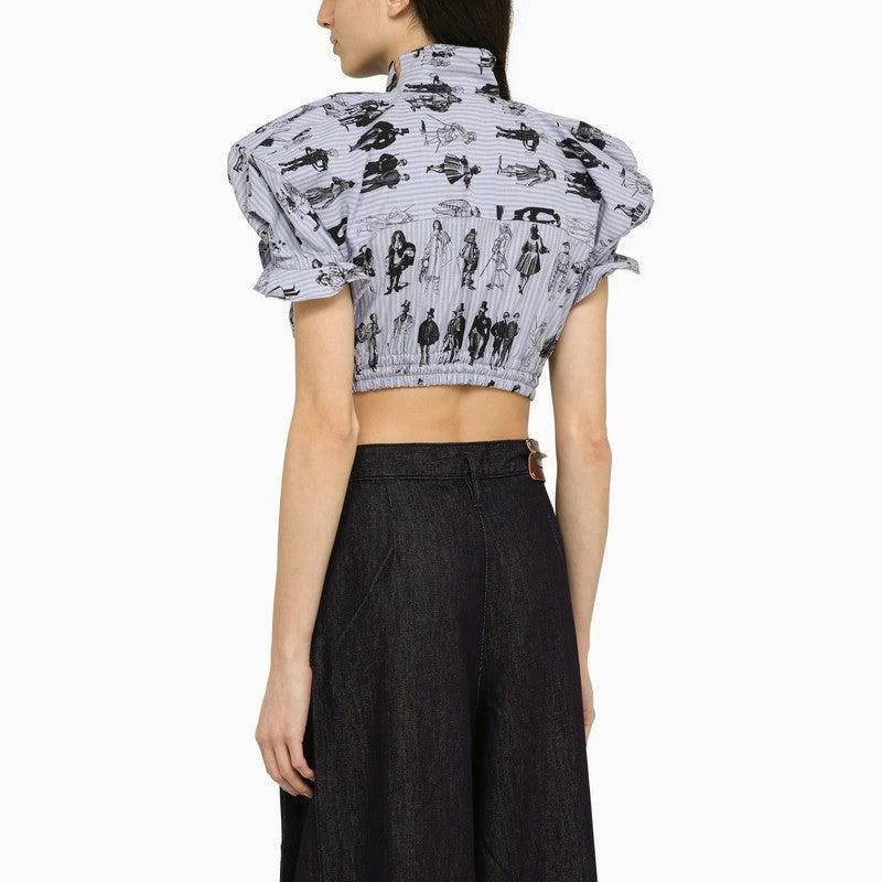 Vivienne Westwood Women's Cotton Bow And Shoulder Top 2