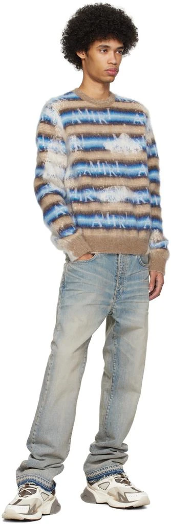 AMIRI Brown & Off-White MA Runner Sneakers 5