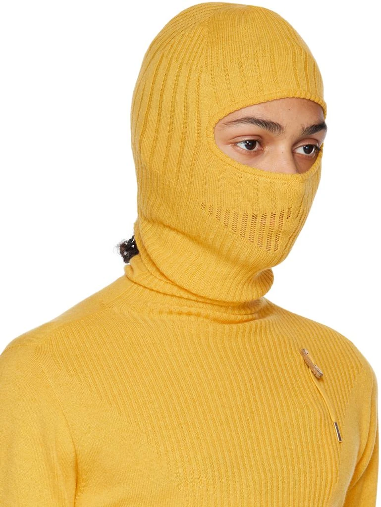 Boris Bidjan Saberi Yellow Seamless Balaclava 2