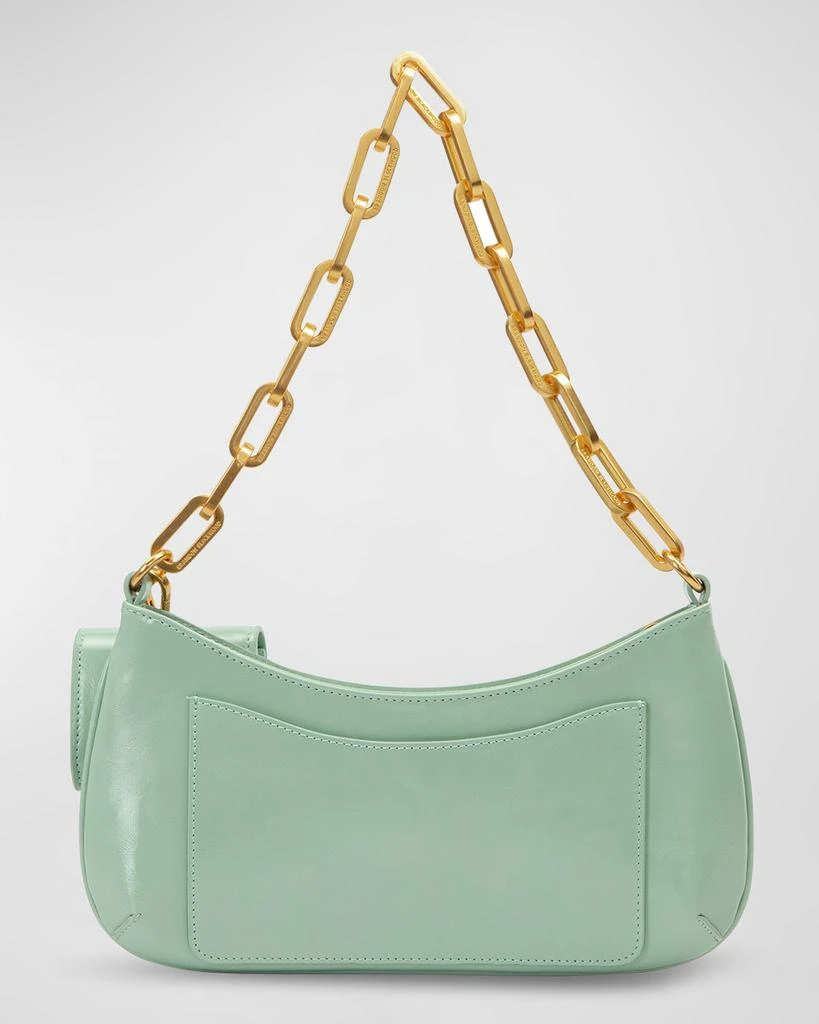 Brandon Blackwood Jacqueline Patent Leather Chain Shoulder Bag 4