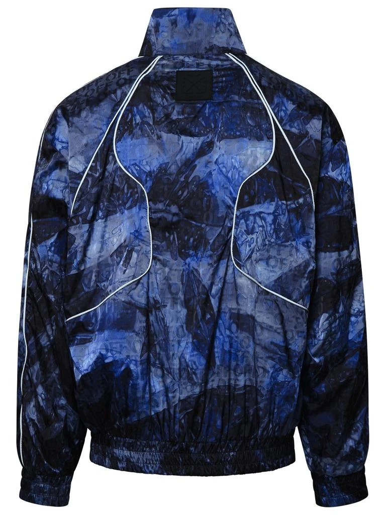 Off-White Off White Crinkled Zip-Up Windbreaker Jacket 2