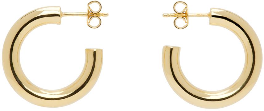 Lemaire Gold Small Classic Hoop Earrings