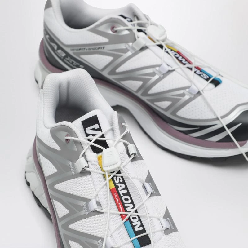 Salomon XT-6 sneakers White/Black/Dusky Orchid 5